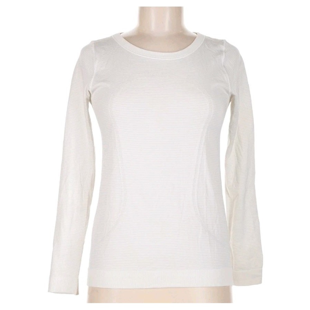 Lululemon Swiftly Tech Long Sleeve Crew Top Womens‎ 8 Running Workout Yoga